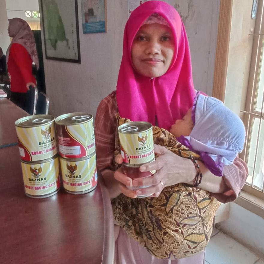 Penyaluran Bantuan Pangan Baznas Provinsi Jawa Tengah